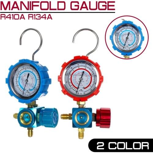 Manifold Digital Pressure Gauge Manifold Gauge Car Refrigerator Refrigerant High/Low R410a R134a Refrigerant Filling Device