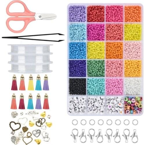 24 Gauge Childrens Handmade Beaded Material Bag for Girls，Training Hands-On