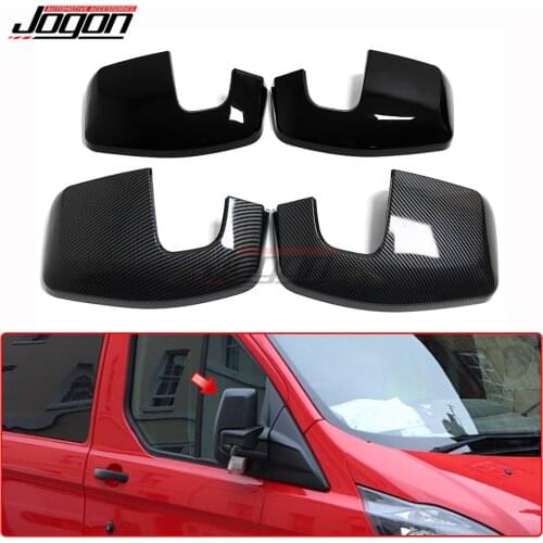 For Ford Transit Custom / Tourneo Custom 2012-2020 Rear View Side Rearview Mirror Cover Trim Caps Shell Car Exterior Accessories