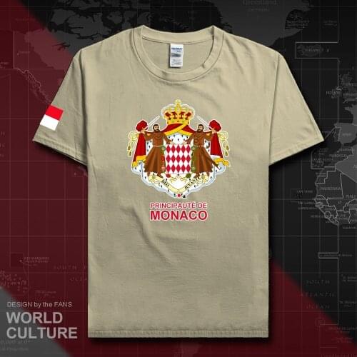Principality of Monaco MCO MC men t shirt fashion 2018 jersey nation team 100% cotton t-shirt Sportswear fitness tees new 20