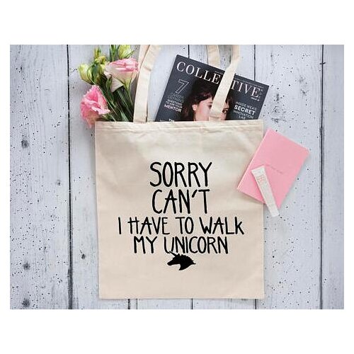 Custom unicorn Canvas tote bags birthday baby shower wedding cotton shopping gift Bags Bachelorette bridal shower favors