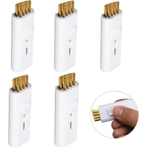 Cleaning Tool 5Pcs Universal Pocket Cleaner Brush Spike Copper Wire Golf Club Cleaning Brush Mini for Outdoor