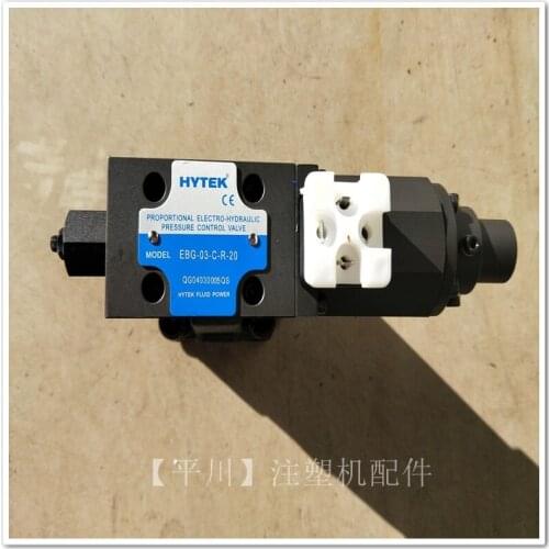 Single proportional valve Injection molding machine parts Haitek HYTEK single proportional valve EBG-03-C-R-20 hydraulic valve