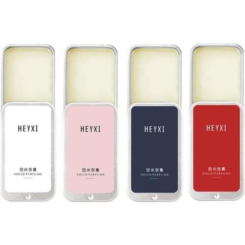 Portable Solid Perfume Women Men Portable Solid Perfume Fragrances Mild Long Lasting Aroma Flower Fruit Fragrance Birthday 1pcs