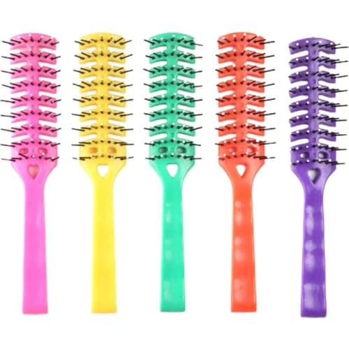 Vent Brush Hair Brush 7 Row Vent Brush With Ball Tipped Bristles Random Color
