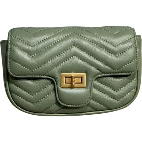 First Layer Cowhide Bag Women 2021 Luxury Genuine Leather Chain Bag Women shoulder Bag Luxury Messenger Bag Ladies Mini Bag