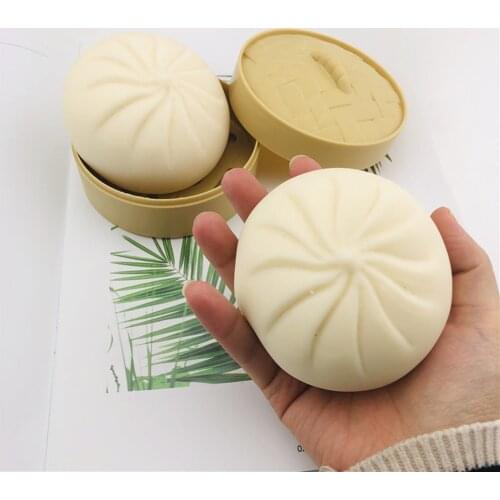 Squishy Simulation Steamer Bun Stress Reliever Ball Slow Rising Decompression Kids Anti-Stress Squeeze Toys Educational Gifts#p4