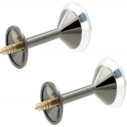 2PC Crystal Curtain Hooks Curtain Buckle Wall Holdbacks Decorative Tiebacks High Quality Useful alloy Artificial diamond L*5