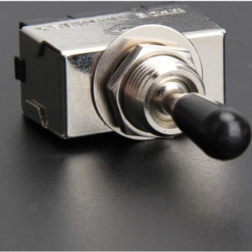 2x3 Way Pickup Selector Toggle Switch Sealed for Electric Guitar Black Knob