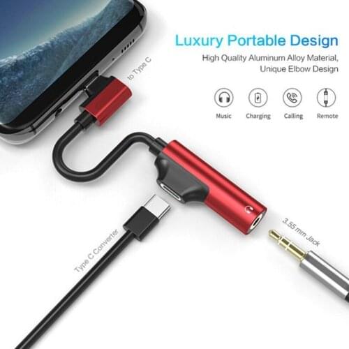 PD Headphone Adapter Charger Adapter for Aux Stereo Headphones