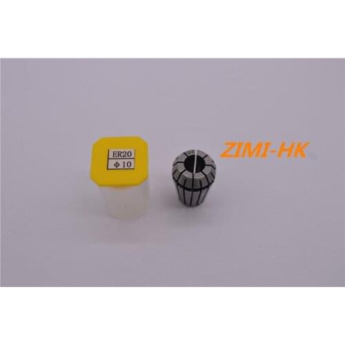 FREE SHIPPING 10mm ER20 Spring Collet for CNC Chuck Milling Lathe ER20 10 10-9