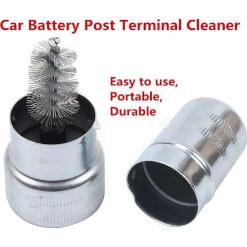 Free shipping!Car Battery Post Terminal Cleaner Dirt And Corrosion Brush Hand Clean Tool