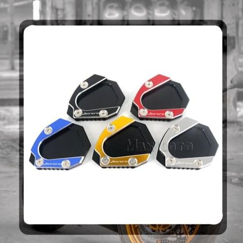 For Benelli Leoncino 500 Leoncino500 BJ500 BJ Motorcycle Kickstand Foot Side Stand Extension Pad Support Plate