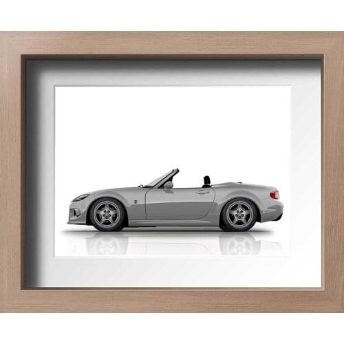 Mazda MX 5 Miata MK3 poster, gift for car lovers artwork print on high quality gift for him