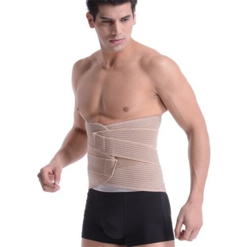 Lower Back Support Brace Lumbar Waist Belt Back Pain Relief Gym Fitness Waist Compression Belt Men Women Spine Support B18