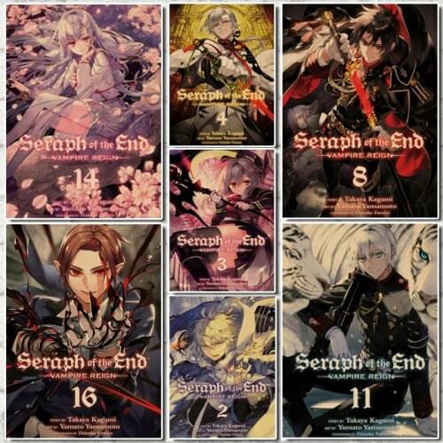 The End of Anime Angel Cartoon Poster Cover Kraft Paper Poster Bar Office Cafe Home Art Wall Sticker Decoration