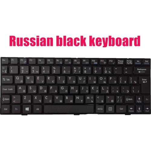 Russian black keyboard for MSI S20 0M/S20 2M(MS-1161) S20 4M/S20 Slider 2(MS-1162) V131722AK1 RU S1N-1ERU2G1-SA0
