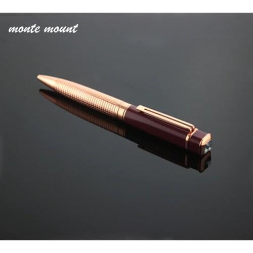 MONTE MOUNT diamond Ballpoint Pen Office Accessories School Supplies Material metal Pen Ballpoint Roller Ball Pen Luxury