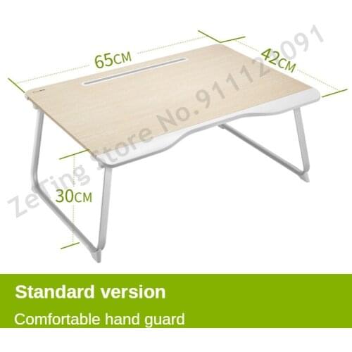 Foldable laptop desk for bed & Sofa writing desk small table household dining table childrens bay window foldable bracket Cool