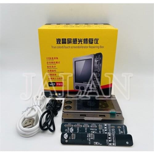 W13 pro For iP 11 pro max 7 8 x xs xs max xr LCD recovery programmer light sensor true color&touch screen&vibrator repair tool