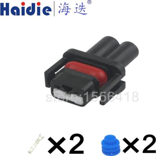 5sets 2pin Auto electric housing plug plastic waterproof wiring cable connector 7223-6527-30