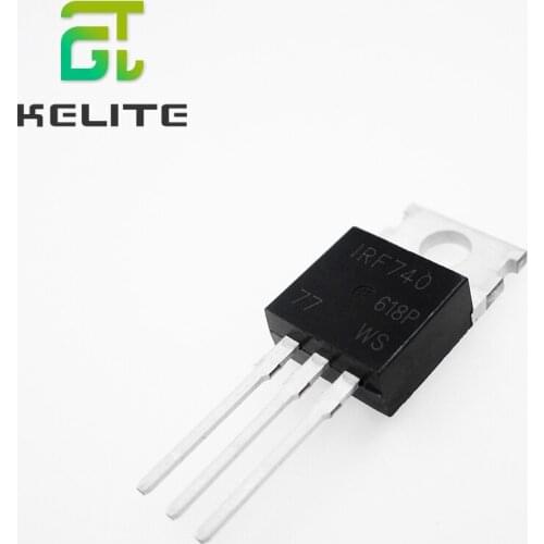 100PCS IRF740PBF IRF740 NEW and Original TO-220 MOSFET N-Channel In Stock