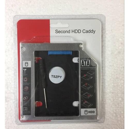 12.7MM 2nd Hard Drive HDD SSD Caddy Adapter for HP Pavilion G6 G7 Series G7-1310us g6-1001er replace DS-8A5LH DVD ODD