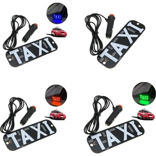 12V Taxi Sign LED Light Strip Replacement Windshield Cab Indicator Lamp Bright Car LED Light Accessories