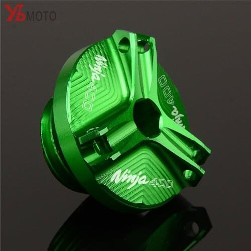 2018 NEW Motorcycle Accessories parts M20*2.5 Engine Oil Drain Plug Sump Nut Cup Plug Cover For Kawasaki NINJA400 NINJA 400