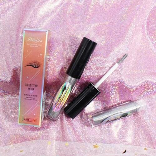 Diamond Shimmer Mascara Eye Makeup Waterproof Long Lasting Thick Curling Lengthening Glitter Eye Lashes Mascara Makeup TSLM1