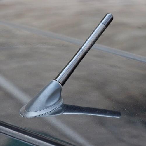 Carbon Fiber Car FM Radio Aerial Antenna Modify for Suzuki Jimny The Kizashi Grand Vitara SX4 VITARA Works Baleno Celerio Swift