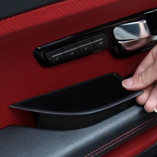 Car Front/Rear Door Storage Box Armrest Handle Container Accessories For Range Rover Evoque 2009 2010 2011 2012 2013 2014 2015