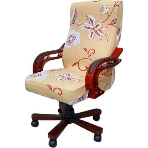 Office Rotating Computer Chair Covers Elastic Spandex Anti-dirty Antifouling Armrest Lift Slipcovers For Removable Lift Chairs