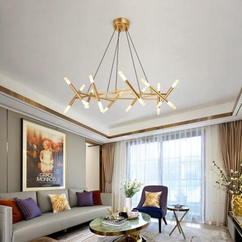 Nordic crystal iron chandelier ceiling chandelier lighting lustres para quarto cocina accesorio dining room