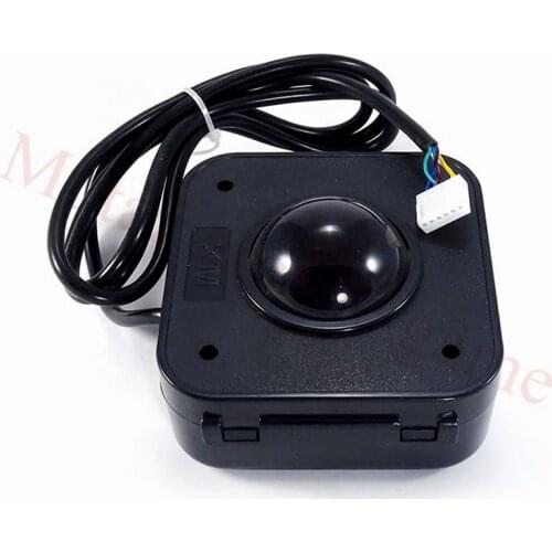 2''diameter 4.5cm Illuminated Arcade game TrackBall for classical 60 in 1 PCB board game machine cabinet accessories