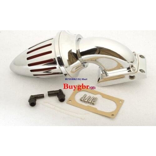 For Kawasaki Vulcan 2000s & Classic Lts All Year Motorcycle Air Cleaner Kits Circle/Reveal red cone Buygbr