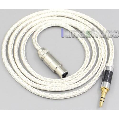 LN007207 16 Core OCC Silver Plated Headphone Earphone Cable For Beyerdynamic DT1770 DT1990 PRO AKG K181 pro 2015 M220 Pro