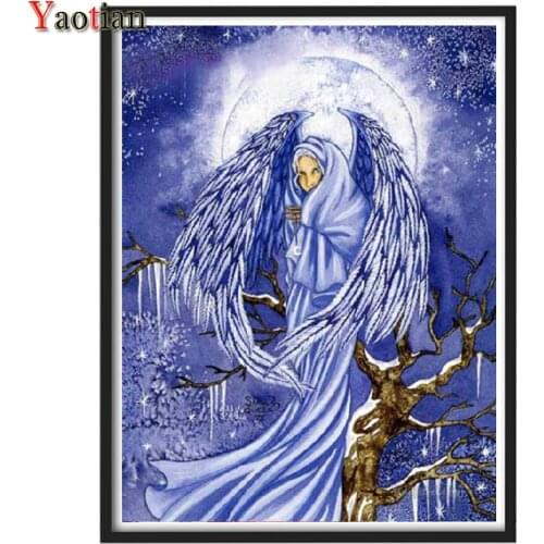 DIY Diamond Painting Kit Snow Angel Woman Gift home decor Full Square&Round embroidery mosaic Cross stitch Paint With Diamond