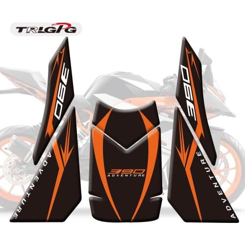 Motorcycle tank pad Stickers cratch-resistant suitable Fit For 390 ADV Adventure 2019-2021 3D Decoration