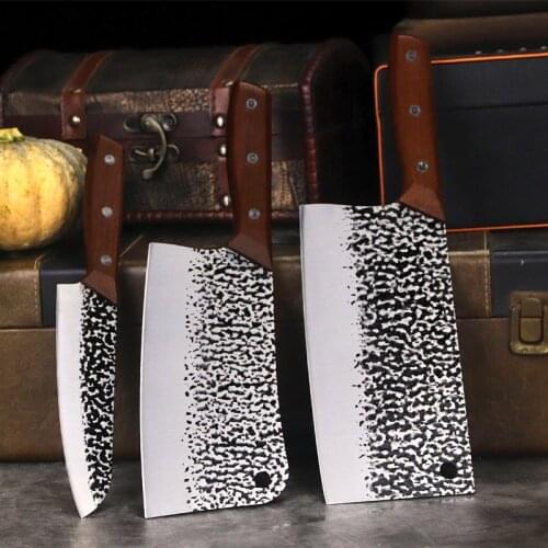 Hand beat sharp kitchen knife set slicing knife kitchen knife universal wooden handle Japanese household fish knife