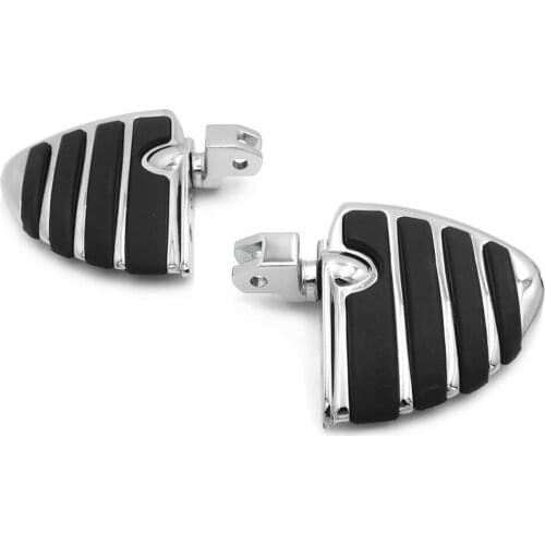 Aftermarket free shipping motor parts For Yamaha V-Star 1100 650 Custom Stryker V-Max Bolt Virago ISO Big wing Foot pegs chromed