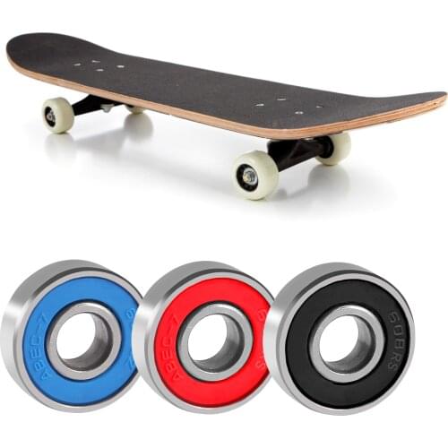 12 PCS ABEC9 608 2RS Inline Roller Skate Wheel Bearing 608 RS Anti Rust Skateboard Ball Braings 608RS Red Sealed 8x22x7MM Shaft