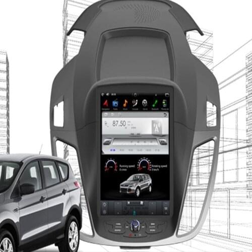 10.4" Tesla Android 9.0 Fit FORD KUGA / Escape/c-max 2013 2014 2015 Second generation Car DVD Player Navigation GPS Radio