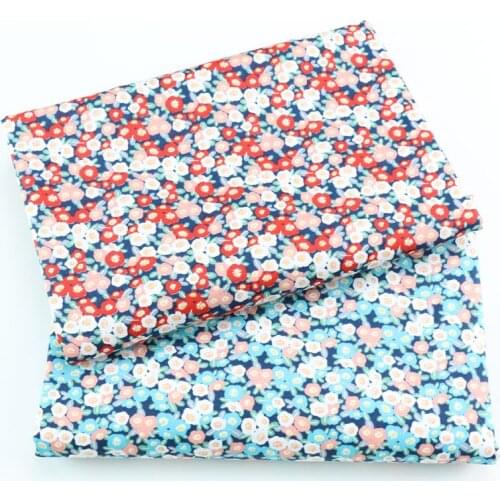 NEW 100% cotton twill flower fabrics for DIY Sewing textile tecido tissue patchwork bedding quilting