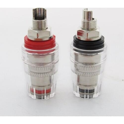 10pcs High Quality Nickel Plated HiFi Amplifier Speaker Terminal Binding Post 45mm