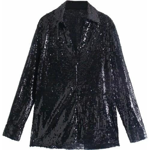 WENWENHOUSE Womens Black Shirts