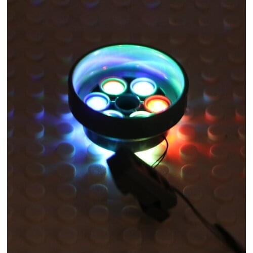 1pcs colorful spotlight For Lego Building Block Creator Palace Cinema 10232 Led Light Set For lego pin Creator House DIY Toys