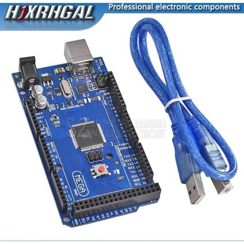 1pcs MEGA 2560 R3 ATmega2560 AVR USB board +free USB cable (ATMEGA2560 /CH340 ) funduino 2560 new hjxrhgal
