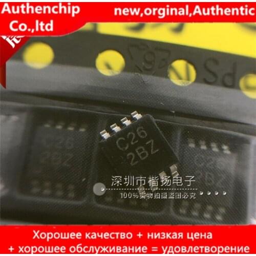 10pcs 100% new original SN74LVC2G126DCTR silk screen C26 TSSOP-8 logic IC receiver transceiver real photo