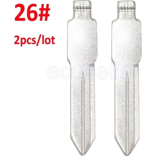 2pcs/lot NO. 26 fly Key Blade Flip Key Blade 26# remote car key GM39 Flip Keyblade for Buick for GMC KD remote flip key blade